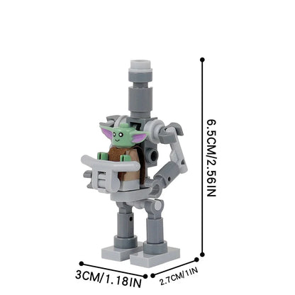 IG-12 Droid with Grogu Custom Star Wars MOC2