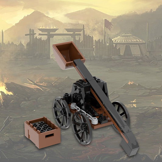 Medieval Catapult Custom Military MOC1