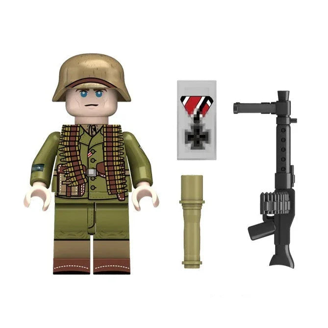 German Africa Corps Soldier Custom Minifigure2