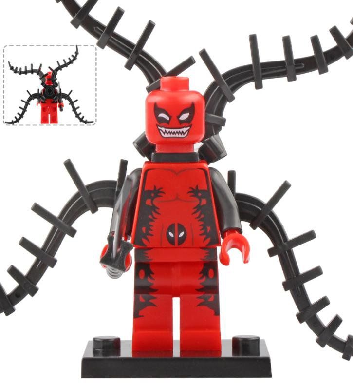 Symbiote Deadpool Custom Marvel Superhero Minifigure1