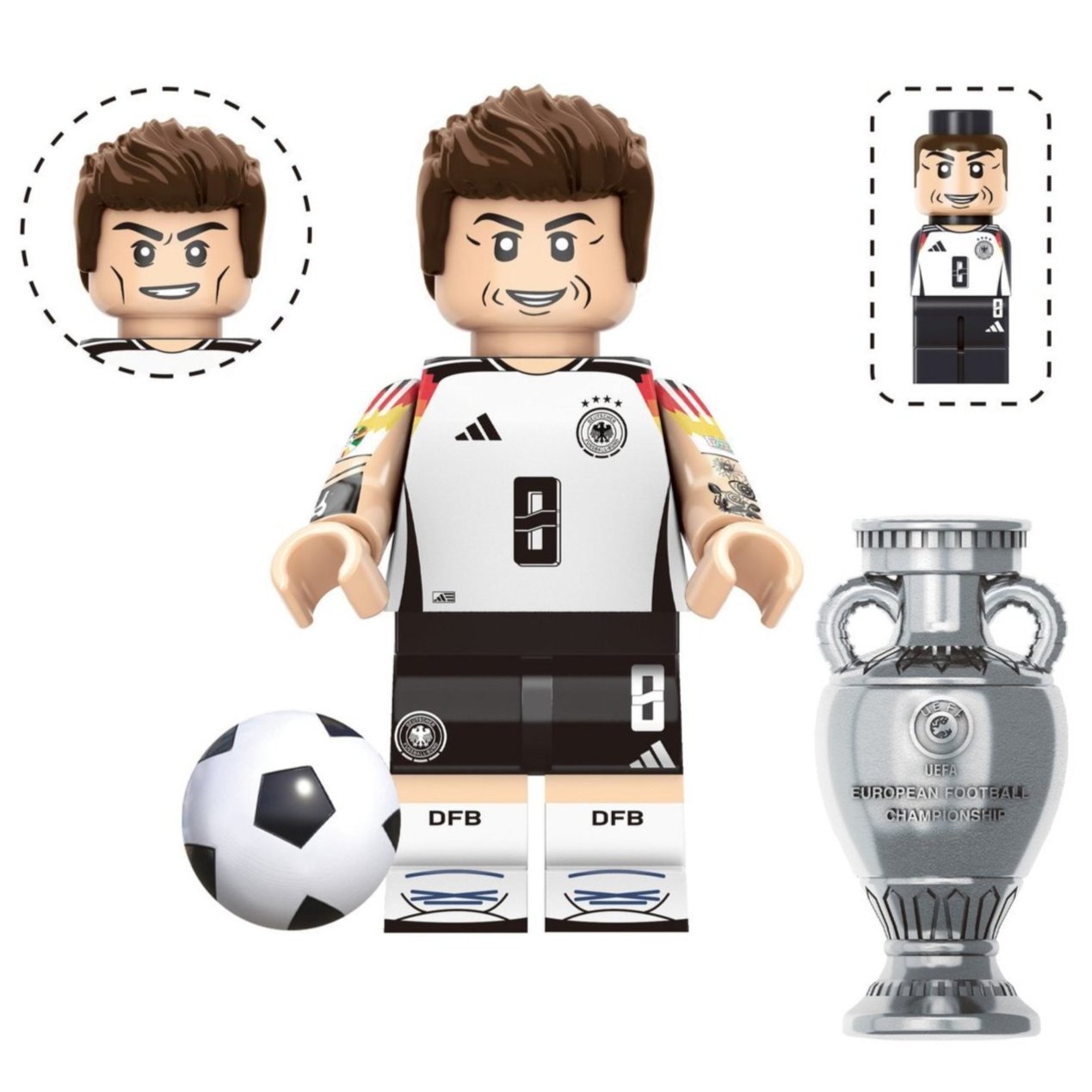Toni Kroos (Germany) Custom Minifigure Football Player1