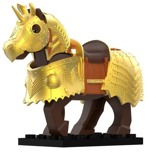 Gothic War Horse Medieval Warhorse Custom Minifigure1