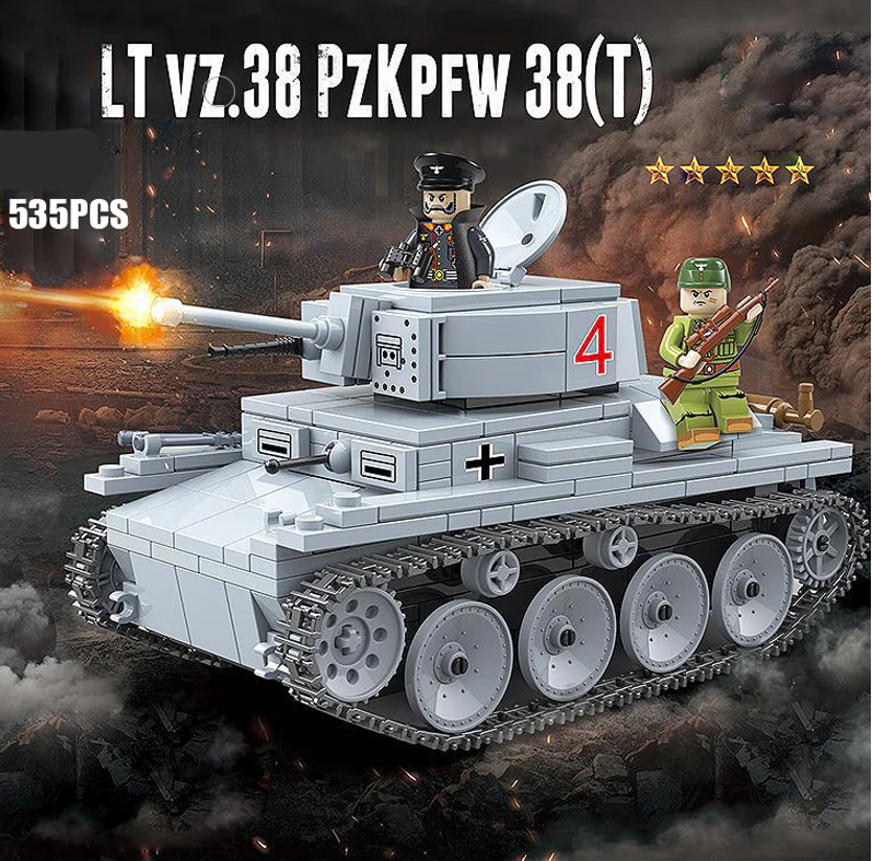 WW2 Panzer 38(t) Army Tank1