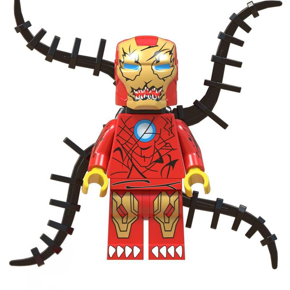 Symbiote Iron Man Custom Marvel Superhero Minifigure1