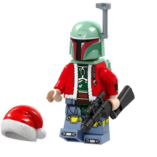 Santa Boba Fett Christmas Special Custom Star Wars Minifigure1