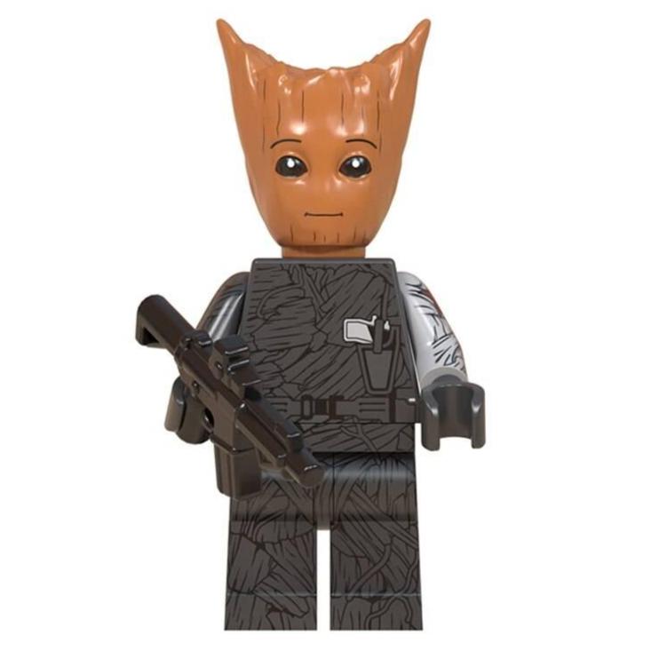 Winter Soldier Groot Custom Marvel Superhero Minifigure1