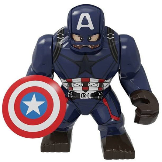 Captain America Custom Marvel Superhero Large Minifigure1