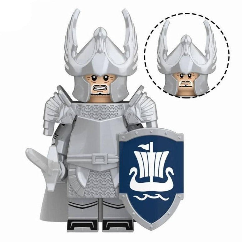 Swan Knights (Knights of Dol Amroth) Custom Lord of the Rings Minifigure1