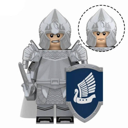 Swan Knight (Knights of Dol Amroth) Custom Lord of the Rings Minifigure1