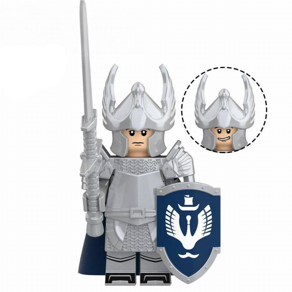 Swan Knight (Knights of Dol Amroth) Custom Lord of the Rings Minifigure1