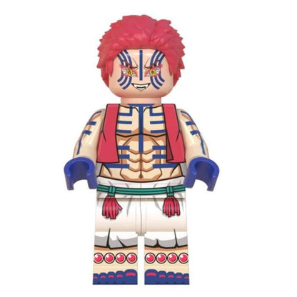 Akaza From Demon Slayer Custom Anime Minifigure1