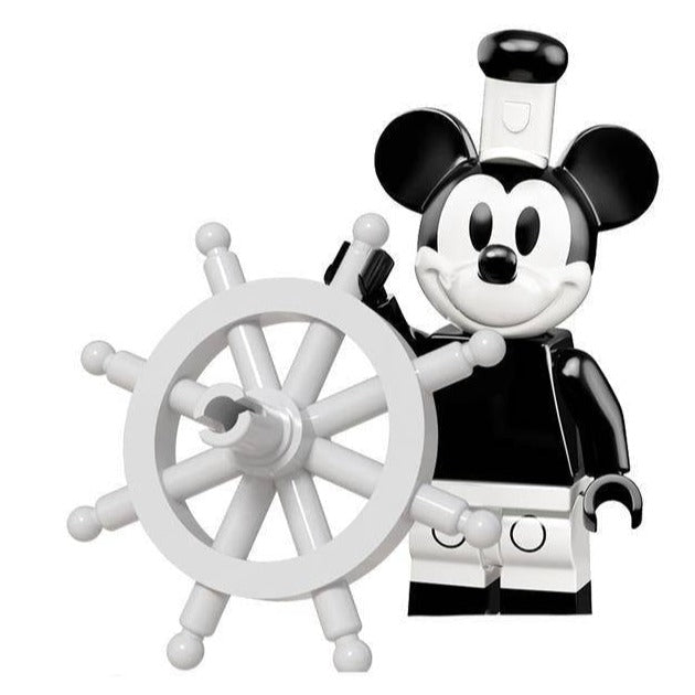 Mickey Mouse (Steamboat Willie) Custom Iconic Minifigure1