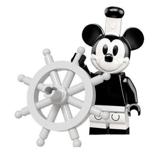 Mickey Mouse (Steamboat Willie) Custom Iconic Minifigure1