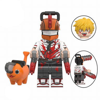 Denji from Chainsaw Man Custom Anime Minifigure2