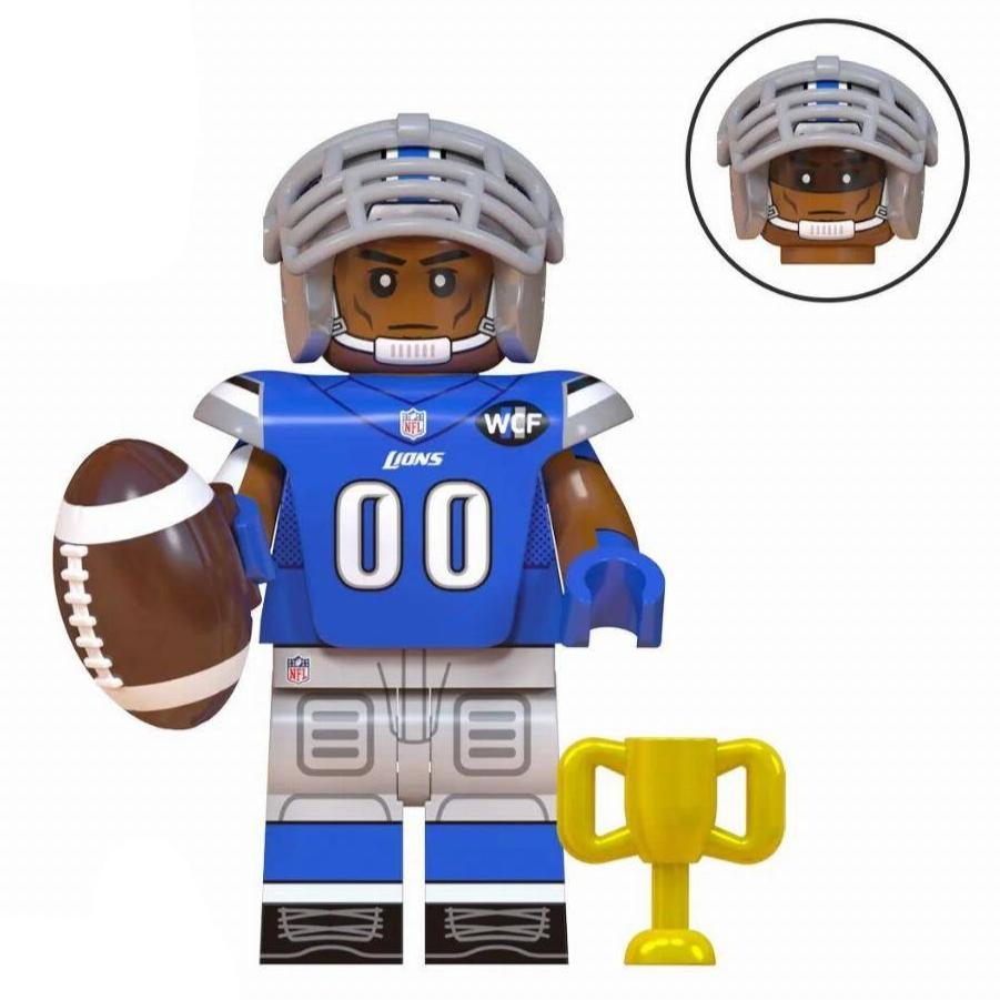 Detroit Lions American Football Player Minifigure1