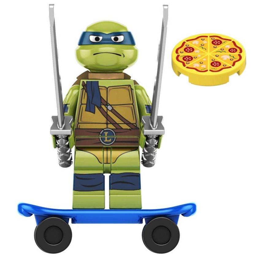 Leonardo Da Vinci Mutant Ninja Turtles Minifigure1