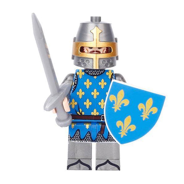 French Knight From Lego Castle Custom Soldier Minifigure1