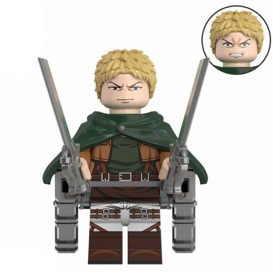 Reiner Braun From Attack on Titan Custom Anime Minifigure1