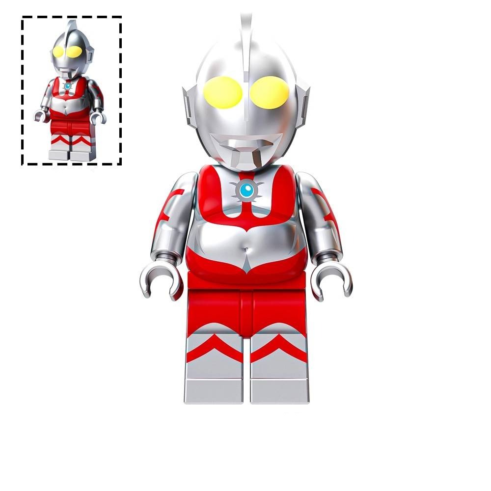 Fat Ultraman Custom Japanese Tokusatsu Icon Minifigure3