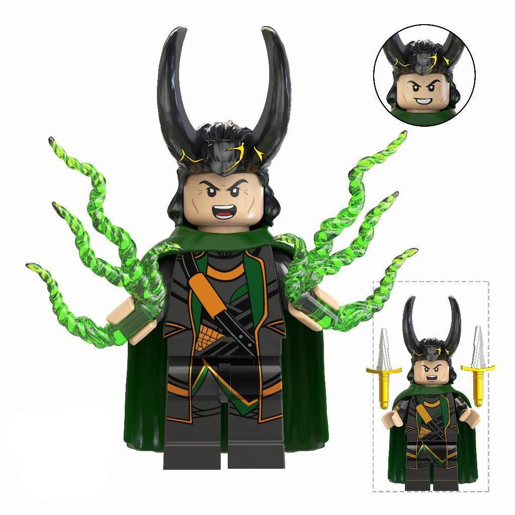 Loki Custom Marvel Superhero Minifigure2