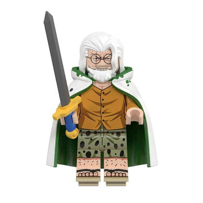 Silvers Rayleigh Custom One Piece Anime Minifigure2
