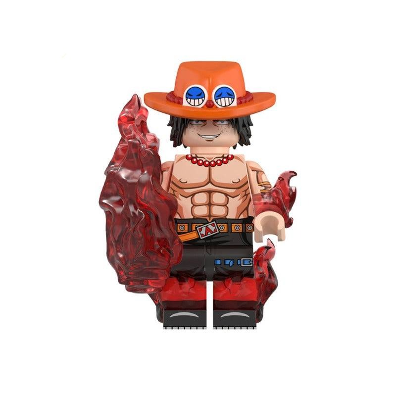 Portgas D. Ace Custom One Piece Anime Minifigure2