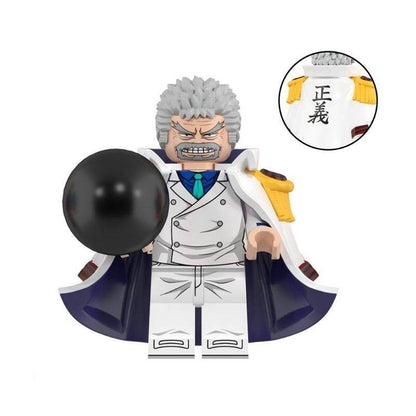 Monkey D. Garp Custom One Piece Anime Minifigure2