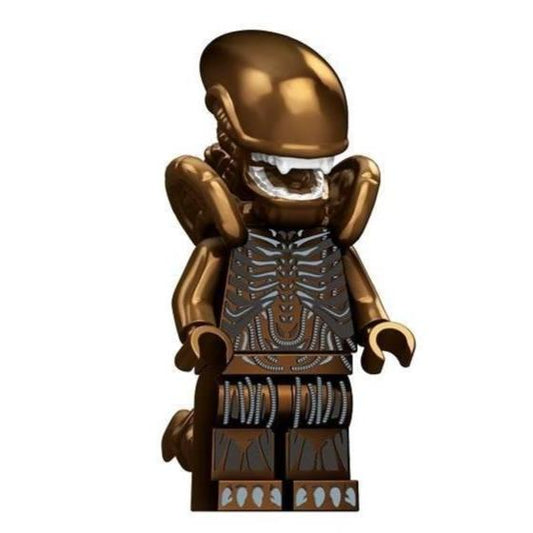Aliens Copper Xenomorph Custom Horror Minifigure1