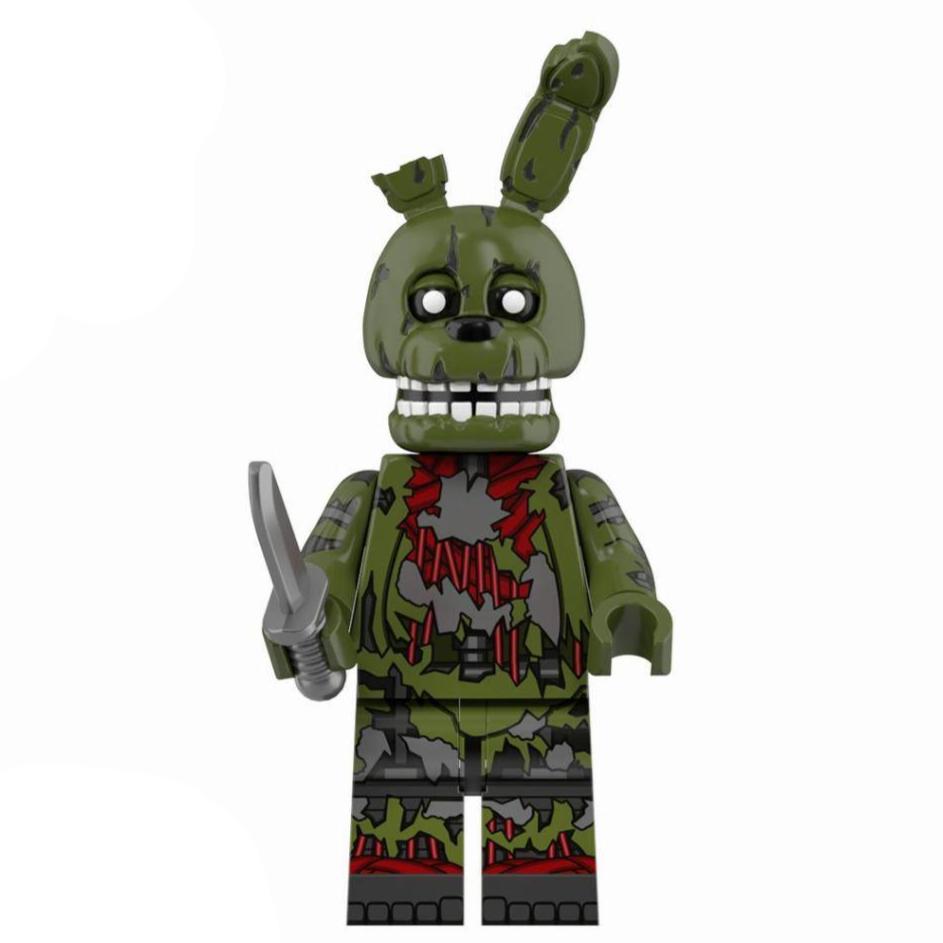 Springtrap from Five Nights at Freddy's Custom Horror Minifigure1