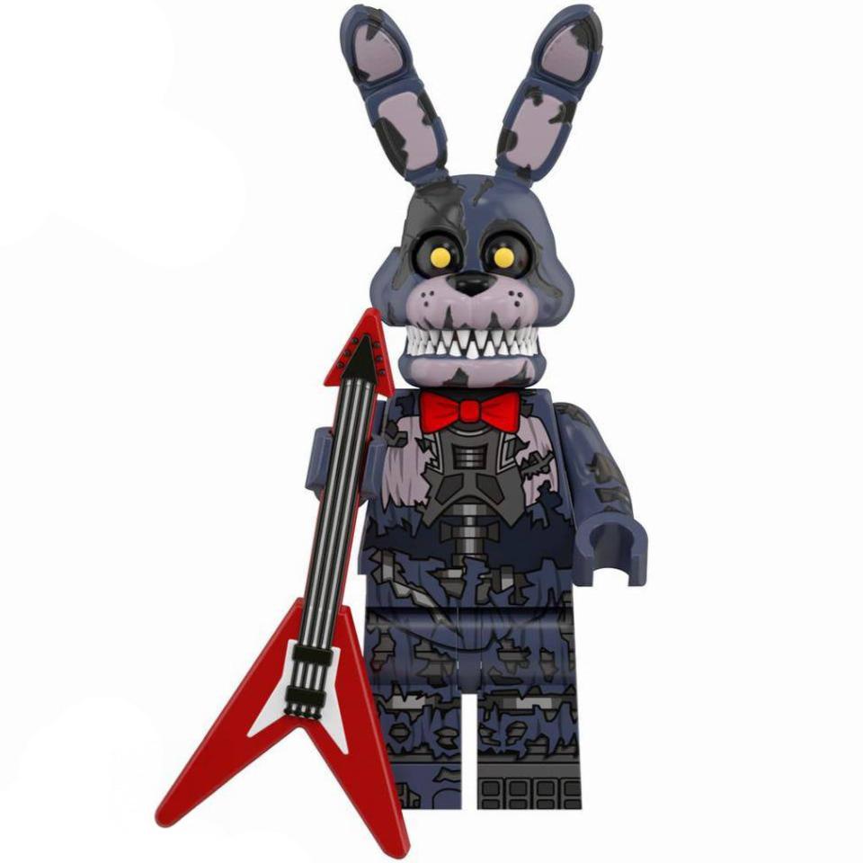 Nightmare Bonnie from Five Nights at Freddy's Custom Horror Minifigure1