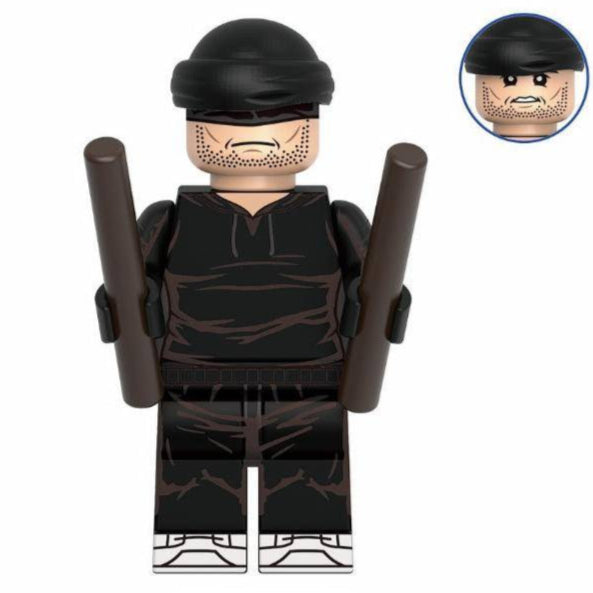 Daredevil (Man in Black) Custom Marvel Superhero Minifigure1