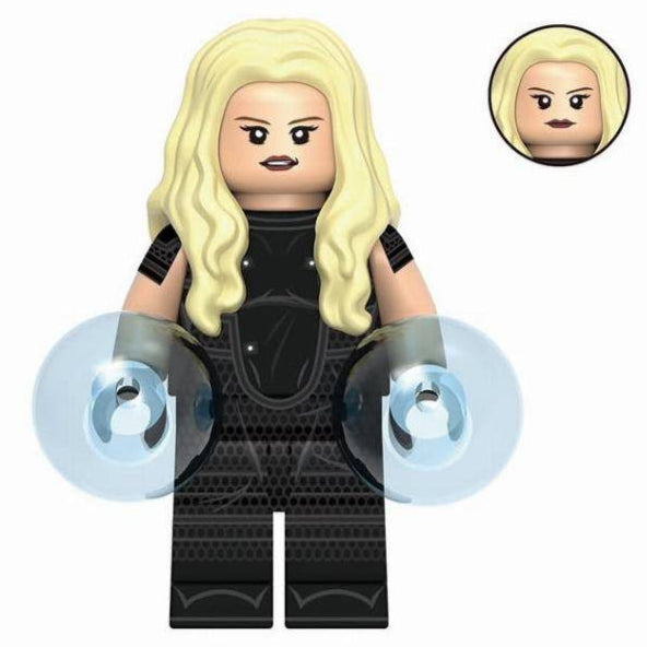 Invisible Woman (Fant4stic) Fantastic Four Custom Marvel Superhero Minifigure1