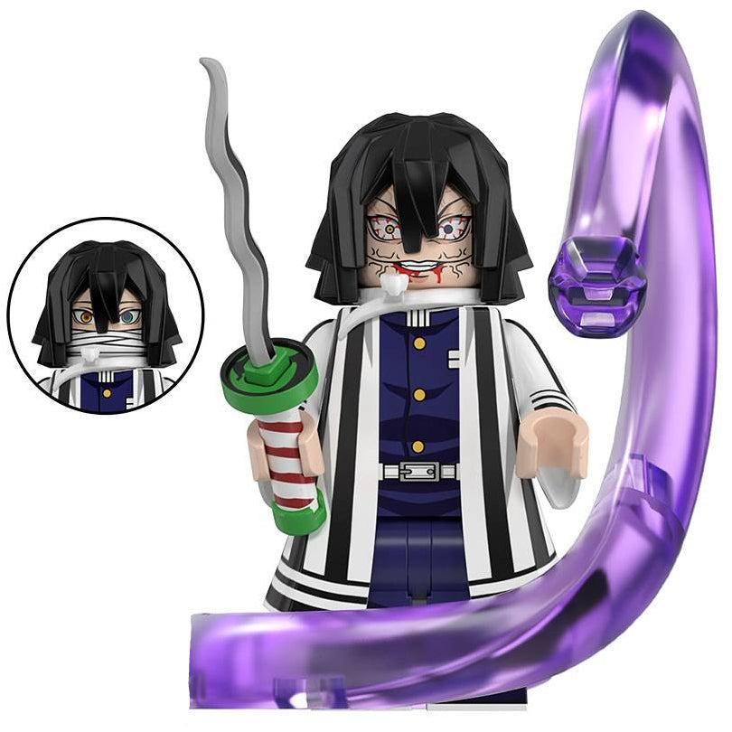 Obanai Iguro From Demon Slayer Custom Anime Minifigure1