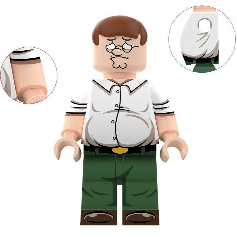 Peter Griffin From Family Guy Custom Minifigure1
