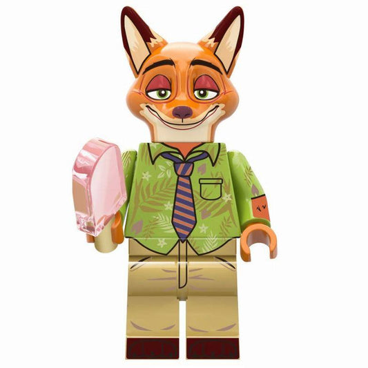 Nick Wilde From Zootopia Disney Custom Minifigure1
