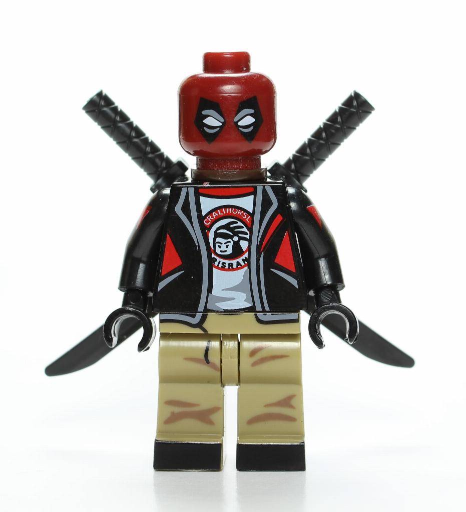 Deadpool Casual Custom Marvel Superhero Minifigure3
