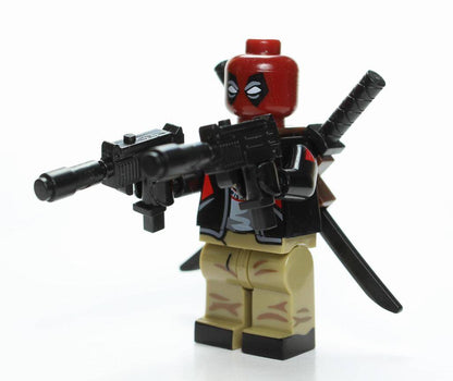 Deadpool Casual Custom Marvel Superhero Minifigure2