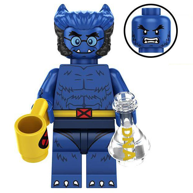 Beast (X-Men 97) Custom Marvel Superhero Minifigure1