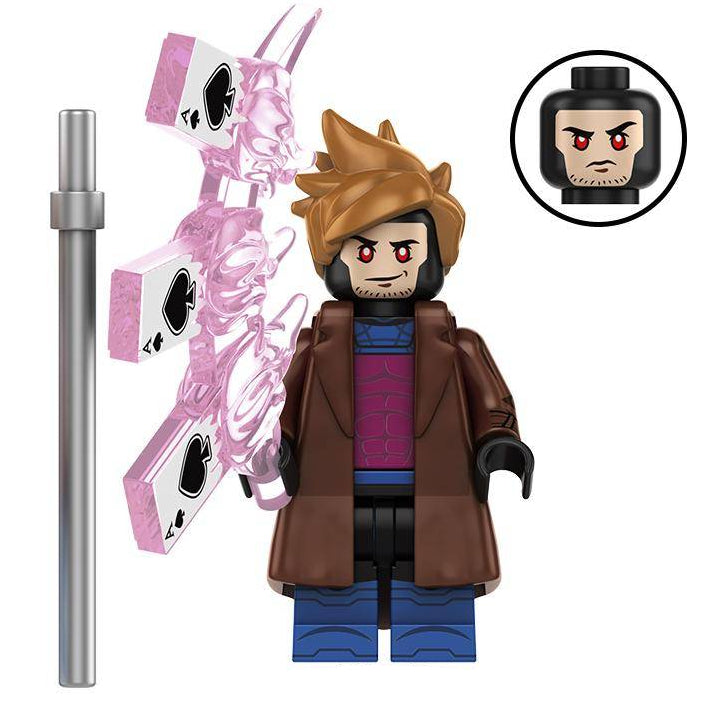 Gambit (X-Men 97) Custom Marvel Superhero Minifigure1