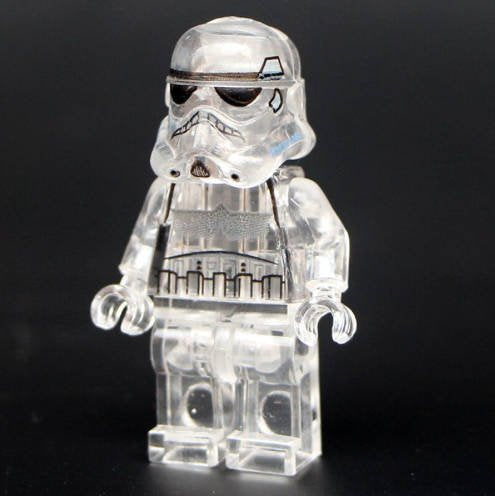 Transparent Clear Stormtrooper custom Star Wars Minifigure1