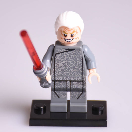 Chancellor Palpatine (Episode III) custom Star Wars Minifigure Grey Outfit1