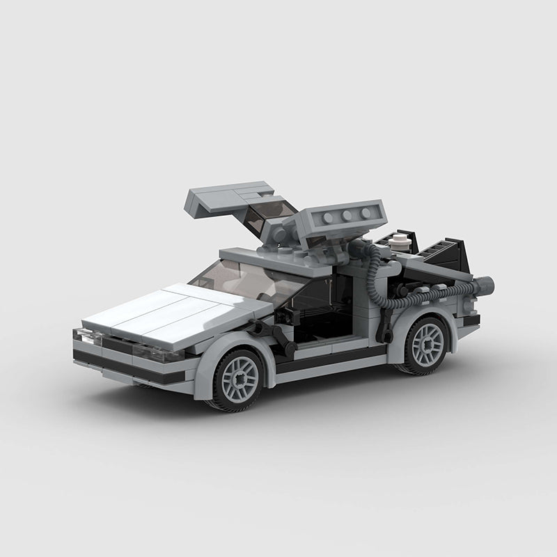 DeLorean Time Machine from Back to the Future Custom Car MOC1