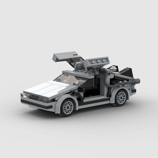 DeLorean Time Machine from Back to the Future Custom Car MOC1