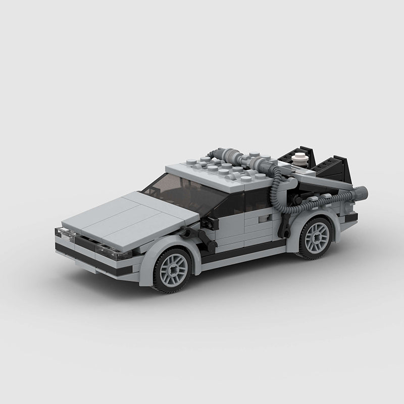 DeLorean Time Machine from Back to the Future Custom Car MOC3