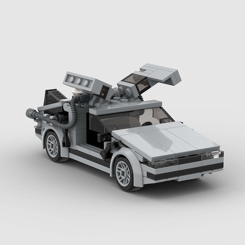 DeLorean Time Machine from Back to the Future Custom Car MOC4