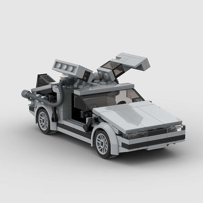 DeLorean Time Machine from Back to the Future Custom Car MOC4