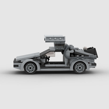 DeLorean Time Machine from Back to the Future Custom Car MOC7
