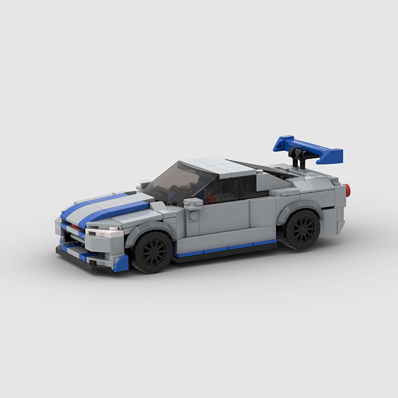 Nissan Skyline GTR R34 Custom Car MOC2