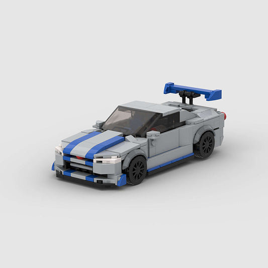 Nissan Skyline GTR R34 Custom Car MOC1