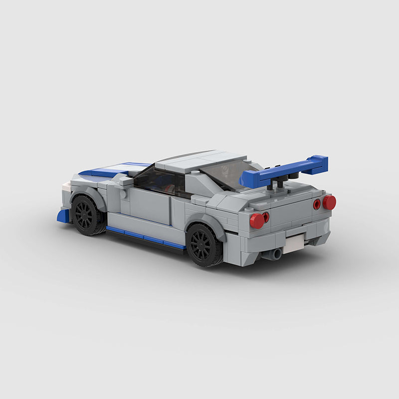 Nissan Skyline GTR R34 Custom Car MOC4